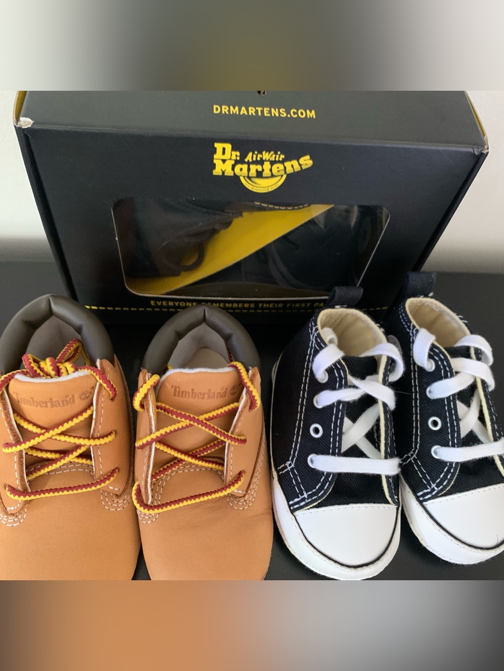 Crib Shoes Bundle (Dr. Martens, Timberland, and Converse)